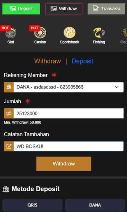 cara wd At866 Slot Mode Next